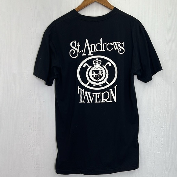 Next Level - Guinness St Andrew’s Tavern Graphic Black And White T Shirt Large - Picture 9 of 10